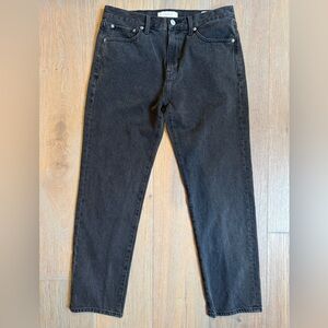 PACSUN Men’s Straight Leg Black Denim Jeans Pants Casual 100% Cotton Size 32x30